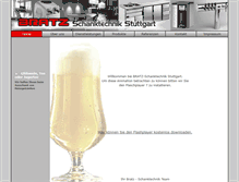 Tablet Screenshot of bratz-schanktechnik.de